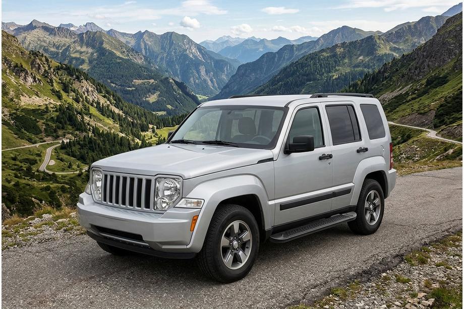 Jeep Cherokee/Liberty 2007–2013 Sānu sliekšņi Allmond Black (2 gab., alumīnijs) Image