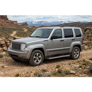 Sānu pakāpieni BlackLine (2 gab., alumīnijs) Jeep Cherokee/Liberty 2007–2013 foto 1