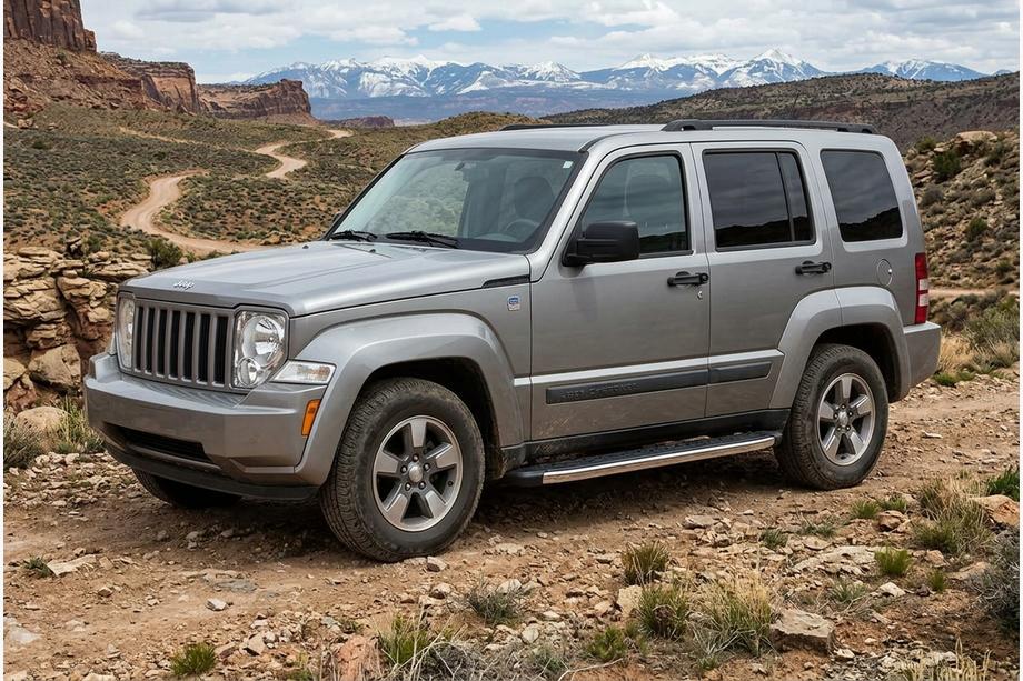 Jeep Cherokee/Liberty 2007–2013 Sānu pakāpieni BlackLine (2 gab., alumīnijs) Image