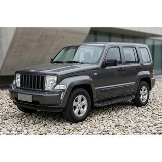 Sānu kāpšļi Tayga Black (2 gab., alumīnijs) Jeep Cherokee/Liberty 2007–2013 foto 1