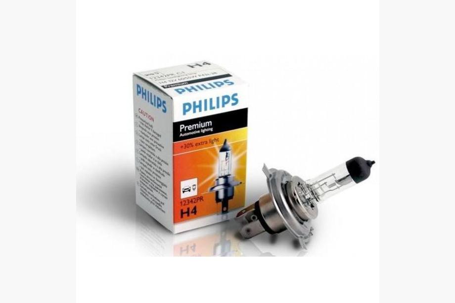 Philips H4 priekšējo lukturu spuldze 60/55W 12342PR Premium +30% Image