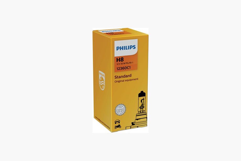 Philips H8 35W 12360 priekšējā luktura spuldze Foto 2