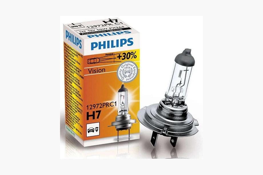Philips H7 55W 12972PR Premium +30% priekšējo lukturu spuldze Image