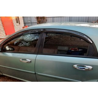 Logu deflektori HB (4 gab., HIC) Chevrolet Lacetti 2003–2024 foto 3
