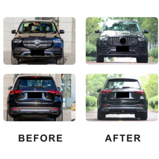 AMG GLE63 virsbūves komplekts (ar pilnu aizmugurējo buferi) foto 3