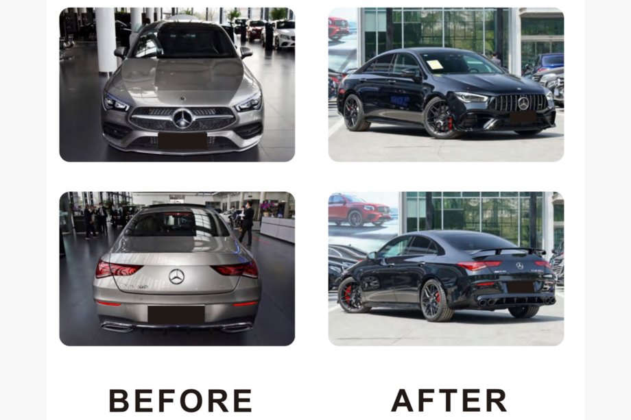Mercedes CLA C118 2019– AMG CLA45 virsbūves komplekts Image