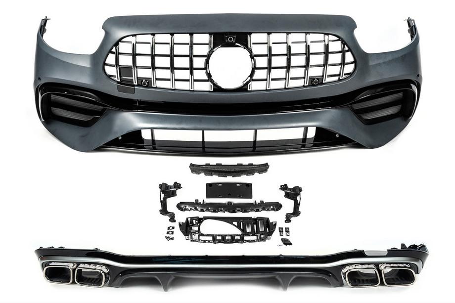 Mercedes E-klase W213 2016–2023 AMG E63 virsbūves body kit komplekts (2020–2024) Foto 2