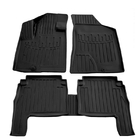 Hyundai Santa Fe 2 2006–2012 Stingray 3D salona paklājiņi 2006-2010 (5 gab., poliuretāns) foto 1