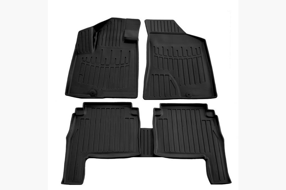 Hyundai Santa Fe 2 2006–2012 Stingray 3D salona paklājiņi 2006-2010 (5 gab., poliuretāns) Image