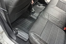 Renault Logan II 2013–2022 Stingray 3D salona paklājiņi (5 gab., poliuretāns) foto 5