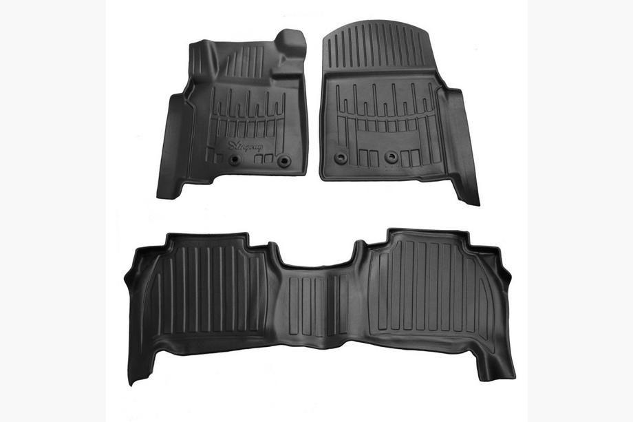 Toyota Land Cruiser 200 2007–2021 Stingray 3D salona paklājiņi 2011+ (4 gab., poliuretāns) Image