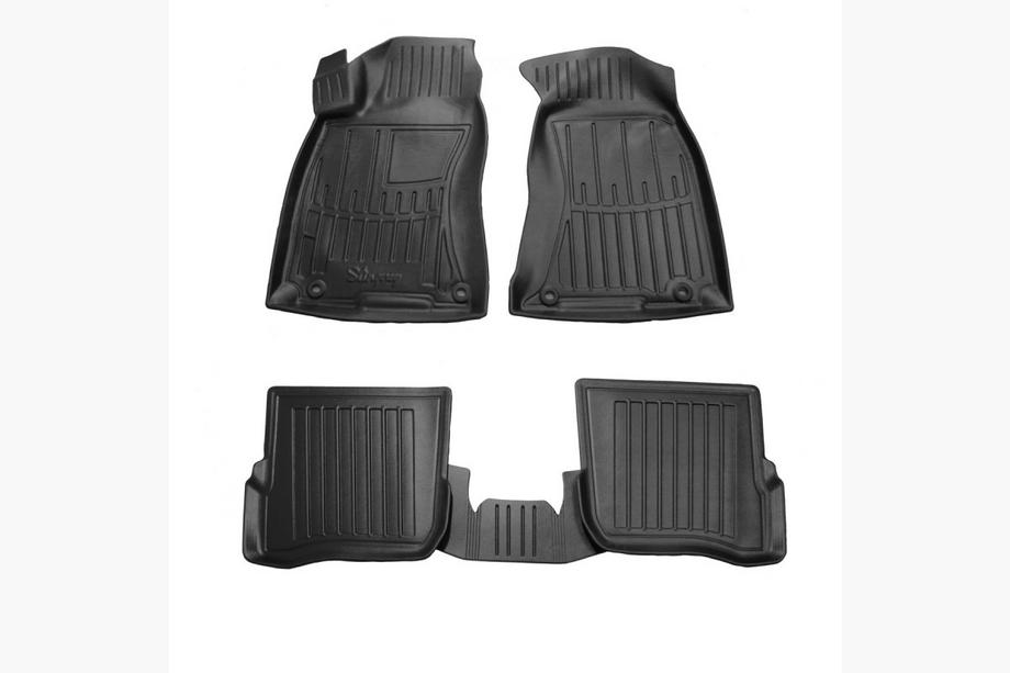 Volkswagen Passat B5 1997–2005 Stingray 3D salona paklājiņi (5 gab., poliuretāns) Image