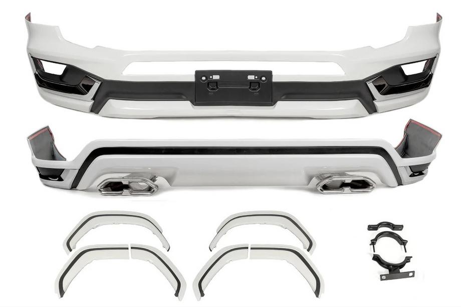 Toyota Land Cruiser 300 2021– VXR virsbūves komplekts Melna krāsa Foto 29