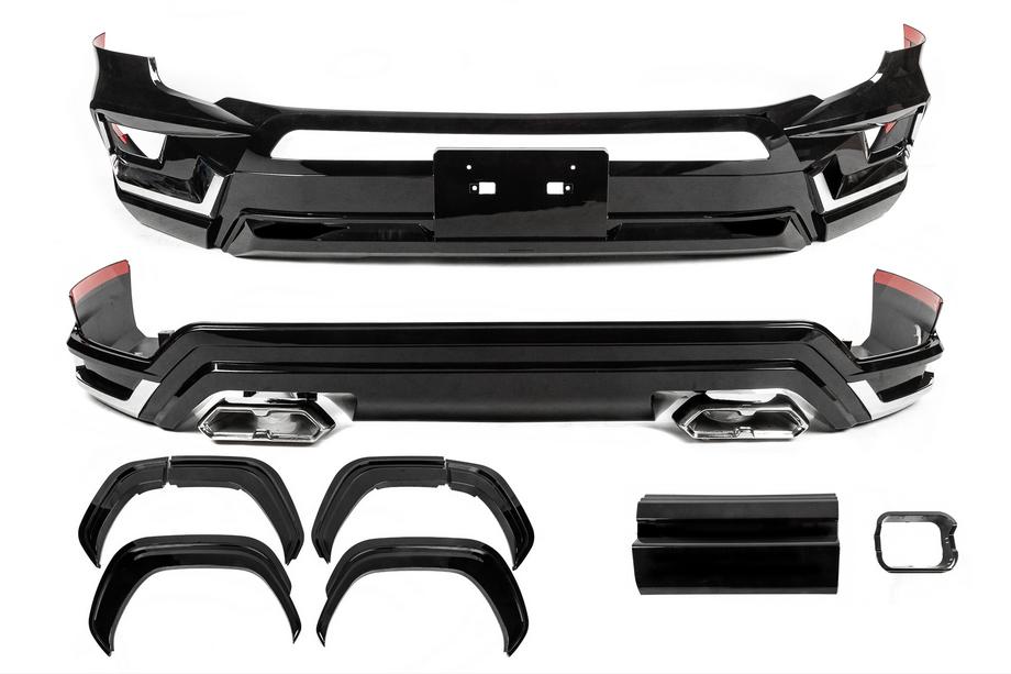 Toyota Land Cruiser 300 2021– VXR virsbūves komplekts Melna krāsa Foto 7