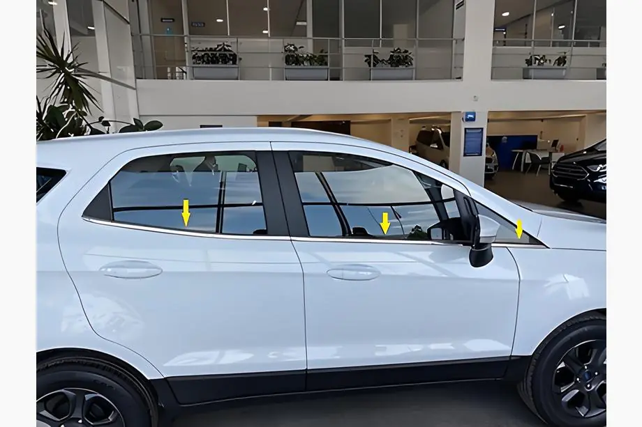 Ford Ecosport 2013–2022 Logu apmales (6 gab., nerūsējošais tērauds) Image