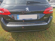 Peugeot 308 2014–2021 Aizmugurējā bufera aizsarguzlika Carmos (SW, nerūsējošais tērauds) foto 2