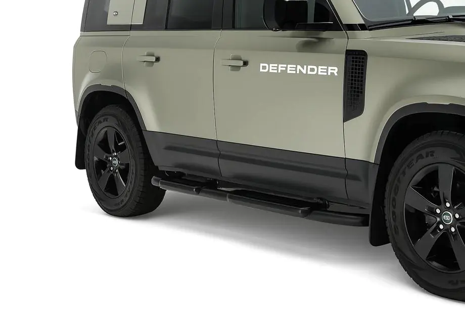 Land Rover Defender 2019– OEM Black sānu pakāpieni (110/130, 2 gab.) Foto 1