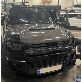 Oglekļa šķiedras motora pārsegs (īsta oglekļa šķiedra)