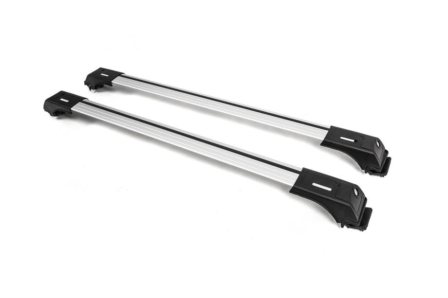 Slēdzamas šķērssijas parastajiem jumta reliņiem Skybar V1 (2 gab.) līdz 110 cm, pelēkas Foto 5