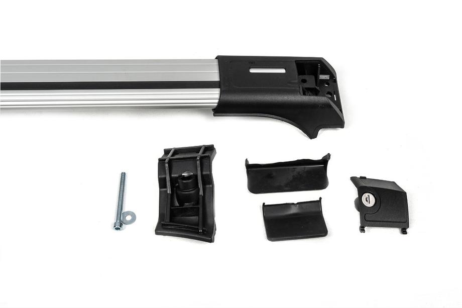 Slēdzamas šķērssijas parastajiem jumta reliņiem Skybar V1 (2 gab.) līdz 110 cm, pelēkas Foto 9