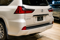 Lexus LX570/450d 2008–2022 Aizmugurējais buferis (2015-2023, krāsošanai) foto 2