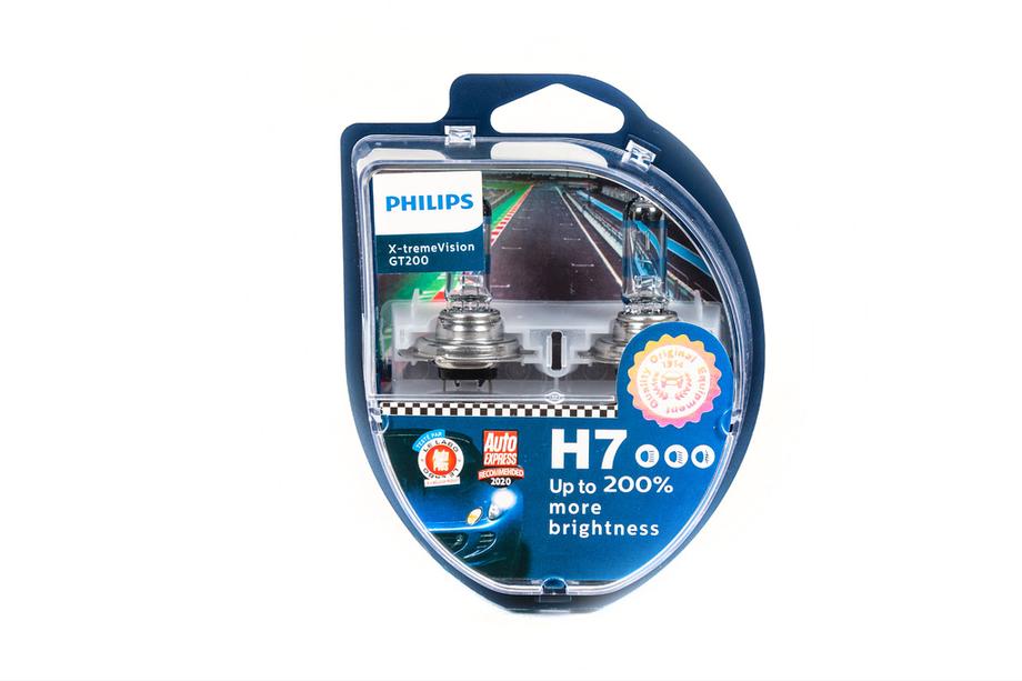 Philips H7 55W 12972GT Racing Vision +200% priekšējo lukturu spuldze Image