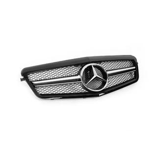 AMG Black priekšējais režģis (2009-2012) Mercedes E-сlass W212 2009–2016 foto 3