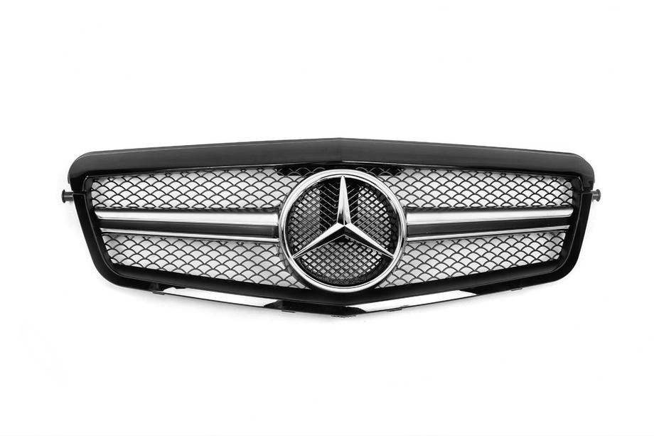 Mercedes E-class W212 2009–2016 AMG Black priekšējais režģis (2009-2012) Image