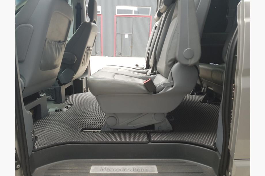 Mercedes Vito W639 2004–2014 EVA V2 paklāji (Tikai saņemšana uz vietas, pilns salons, melni) Foto 5