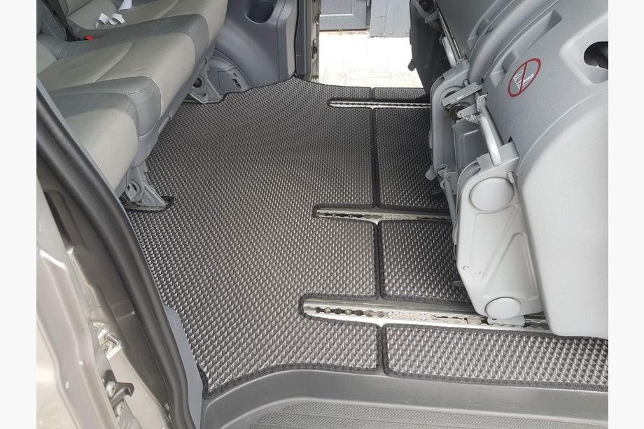 Mercedes Vito W639 2004–2014 EVA V2 paklāji (Tikai saņemšana uz vietas, pilns salons, melni) Foto 1