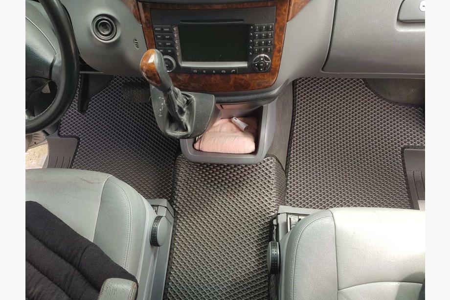 Mercedes Vito W639 2004–2014 EVA V2 paklāji (Tikai saņemšana uz vietas, pilns salons, melni) Foto 11