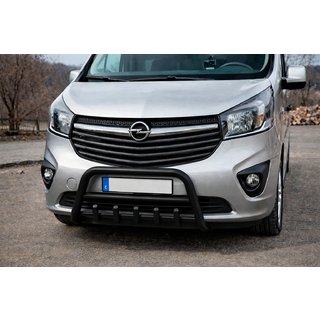 Bullbar WT003 Black (nerūsējošais tērauds) Fiat Talento 2016– foto 1