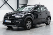Dacia Sandero 2021– Sānu pakāpieni Bosphorus Black (2 gab., alumīnijs) foto 1
