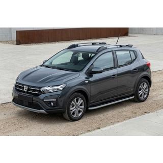 Sānu sliekšņi Tayga Grey (2 gab., alumīnijs) foto 1