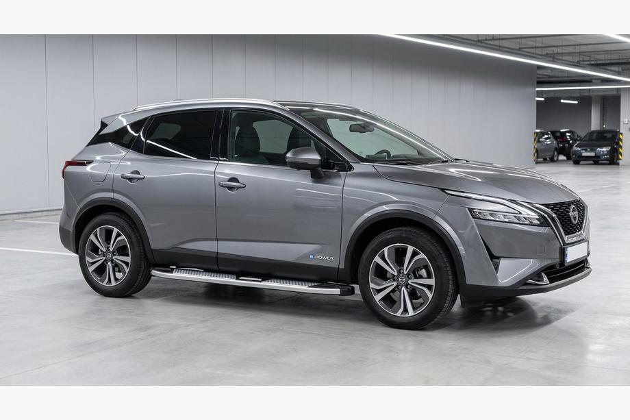 Nissan Qashqai 2021– Mevsim Grey sānu pakāpieni (2 gab., alumīnijs) Image
