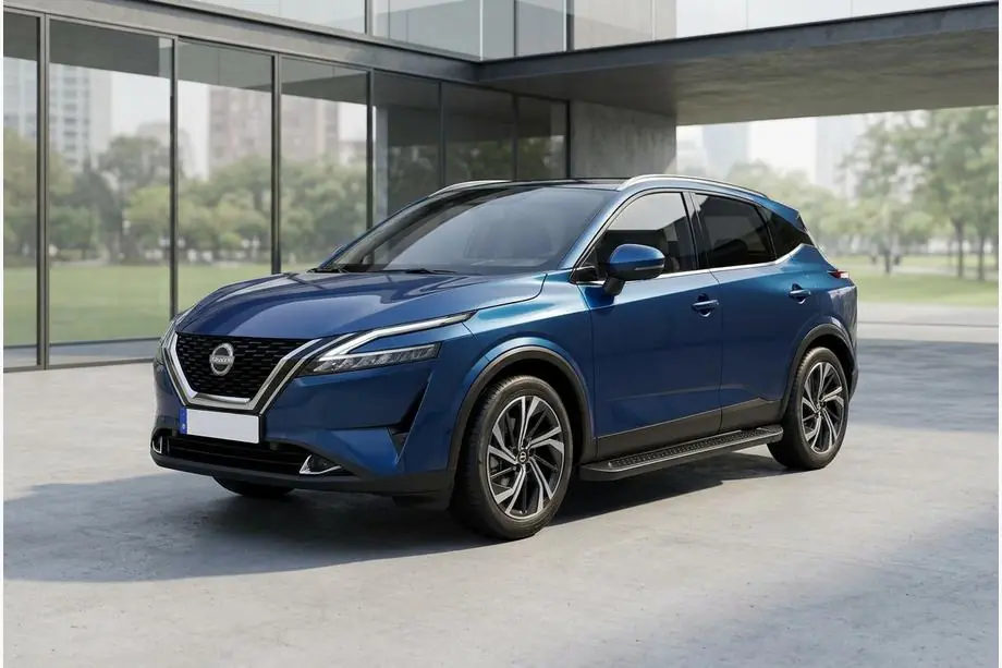 Nissan Qashqai 2021– Sānu sliekšņi Allmond Black (2 gab., alumīnijs) Image