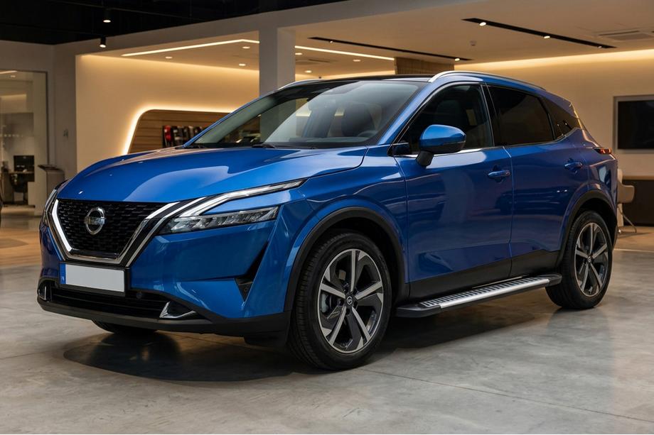 Nissan Qashqai 2021– Sānu sliekšņi Line (2 gab., alumīnijs) Image