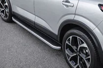 Nissan Qashqai 2021– Sānu sliekšņi Tayga Grey (2 gab., alumīnijs) foto 1