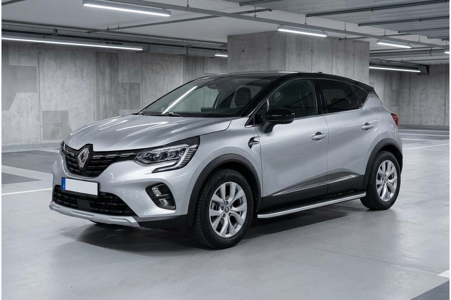 Renault Captur 2019– Sānu sliekšņi Tayga Grey (2 gab., alumīnijs) Image