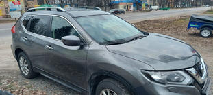 Nissan X-trail T32/Rogue 2014–2021 Jumta reliņi Skyport Grey foto 3