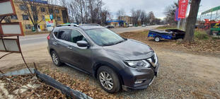 Nissan X-trail T32/Rogue 2014–2021 Jumta reliņi Skyport Grey foto 10