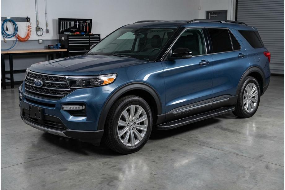 Ford Explorer 2019– Sānu pakāpieni Bosphorus Black (2 gab., alumīnijs) Image