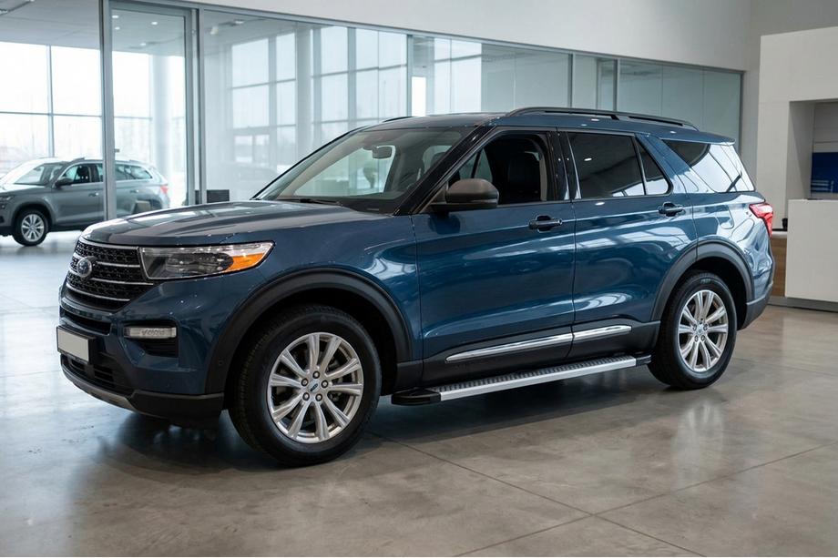 Ford Explorer 2019– Sānu pakāpieni Maya V2 (2 gab., alumīnijs) Foto 1