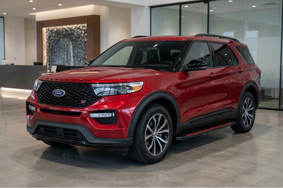 Ford Explorer 2019– Sānu pakāpieni Maya Red (2 gab., alumīnijs) Image