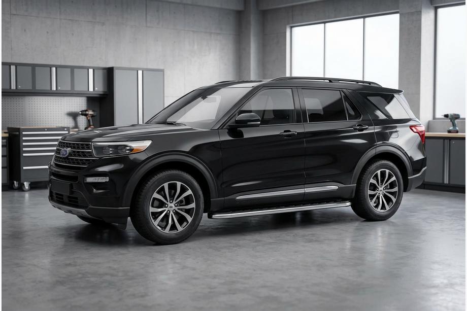 Ford Explorer 2019– Sānu kāpšļi Maydos V1 (2 gab., alumīnijs) Image