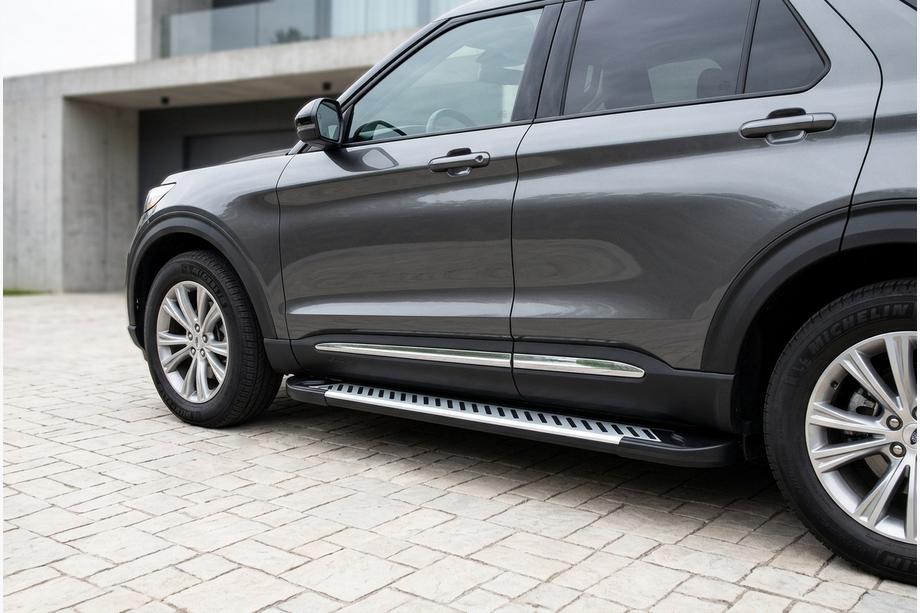 Ford Explorer 2019– Sānu sliekšņi Line (2 gab., alumīnijs) Image