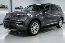 Ford Explorer 2019– Sānu kāpšļi Tayga Black (2 gab., alumīnijs) foto 1