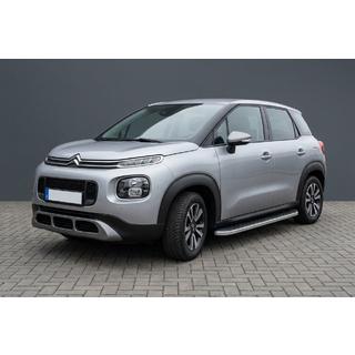 Sānu sliekšņi Tayga Grey (2 gab., alumīnijs) foto 1