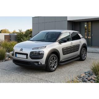 Sānu kāpšļi Tayga Black (2 gab., alumīnijs) foto 1