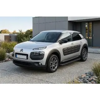 Sānu kāpšļi Tayga Black (2 gab., alumīnijs) foto 1